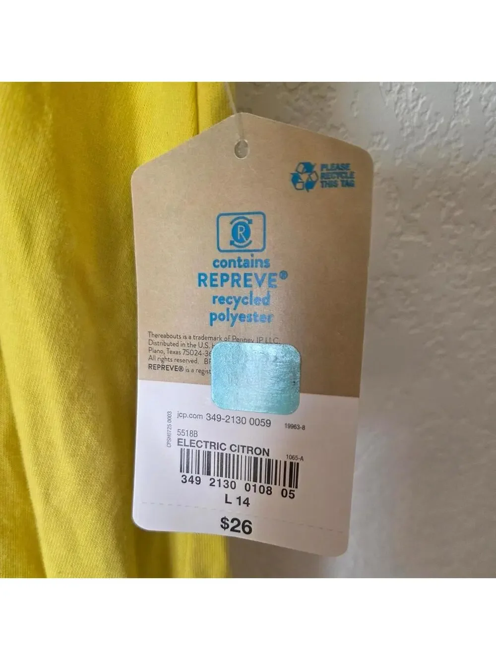 Thereabouts Kid's Yellow Casual-dress